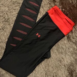Under Armour Women’s Grey and Pink Leggings
